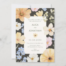 Mariage de couleur pastel floral