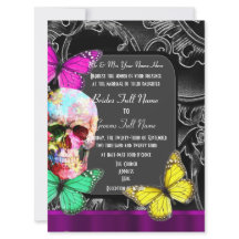 Mariage de crâne gothique alternatif