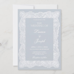 Invitation Mariage de dentelle