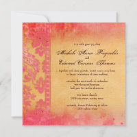 Mariage de dentelle Rockin Rose Grunge Damask