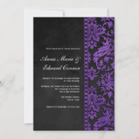 Mariage de dentelle Vintage pourpre