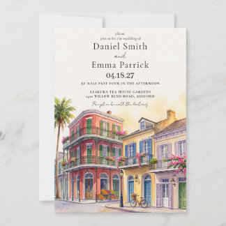 Invitation Mariage de destination dans le paysage de La Nouve