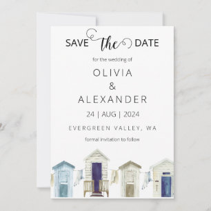 Invitation mariage de destination plage tropicale enregistrer
