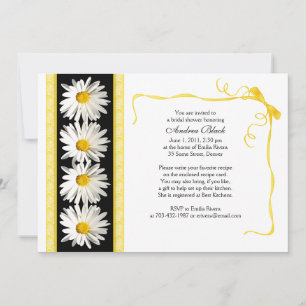 Invitation Mariage de douche nuptiale Shasta Daisy