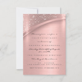 Invitation Mariage de Fête des mariées de Parties scintillant