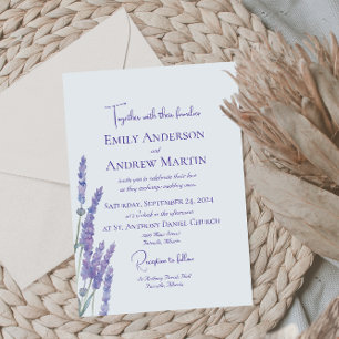 Invitation Mariage de fleurs minimaliste Boho Watercolor