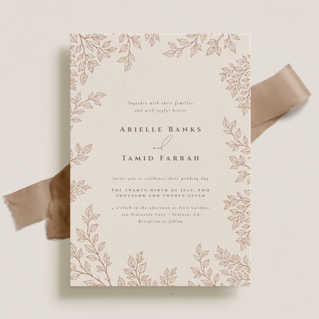 Invitation Mariage de Forest Grove (Créateur téléchargé)