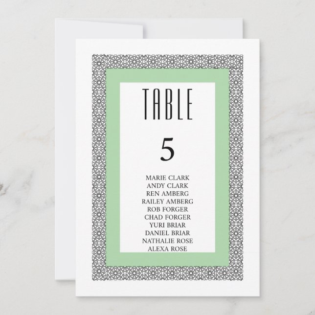 Invitation Mariage de frontière géométrique islamique Turquoi (Devant)