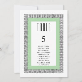 Invitation Mariage de frontière géométrique islamique Turquoi