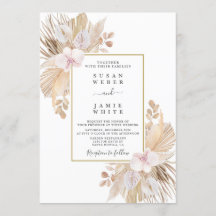 Mariage de gazon Pampas