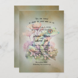 Invitation Mariage de grenouille