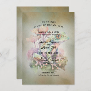 Invitation Mariage de grenouille