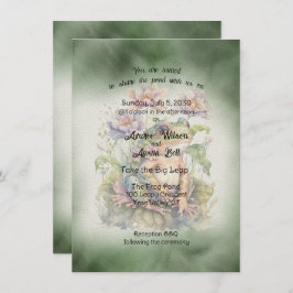 Invitation Mariage de grenouille
