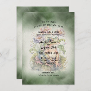 Invitation Mariage de grenouille