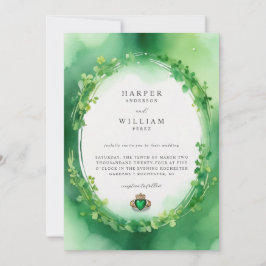 Invitation Mariage de la couronne de claddagh