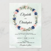 Mariage de la couronne d'Eucalyptus Floral Blush