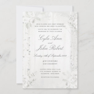 Invitation Mariage de la forêt blanche de Birch Tree