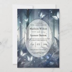 Invitation Mariage de la magie de minuit et des ailes lunes