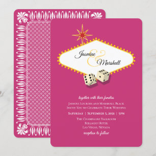 Invitation Mariage de la marquise de Las Vegas à Magenta 2
