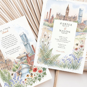 Invitation Mariage de l'abeille ouvrière de l'hôtel de ville 