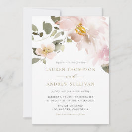 Invitation Mariage de l'aquarelle féminine