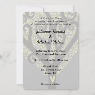 Invitation Mariage de l'arbre des coeurs