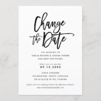 Mariage de lettres à main chic| Modifier La Date