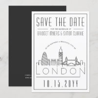Mariage de Londres | Horizon stylisé Enregistrer l