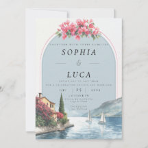 Mariage de luxe au lac de Côme avec code QR