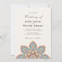 Mariage de luxe géométrique