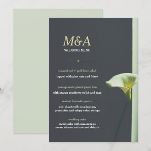 Invitation Mariage de menu