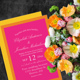 Invitation Mariage de mixage et de correspondance minimaliste