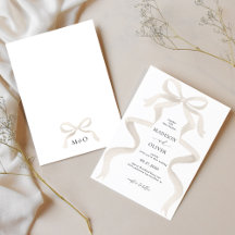 Mariage de monogramme ivoire élégant