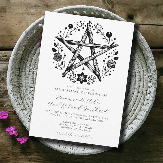 Invitation Mariage de Pagan Wicca romantique (Créateur téléchargé)