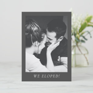 Invitation Mariage de Parti de Mariage Élégant Minimaliste