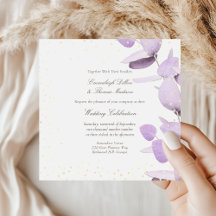 Mariage de Parties scintillant classique Lavande E