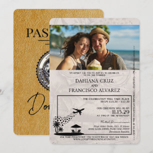 Invitation Mariage de passeport Gold République Dominicaine