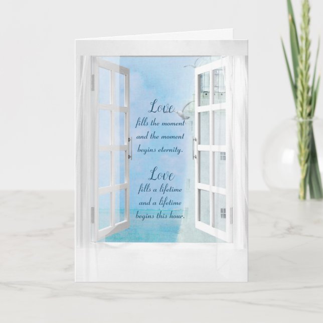 Invitation Mariage de phare blanc (Devant)