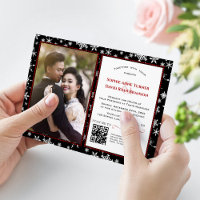 Mariage de photo de flocons de neige de vacances d