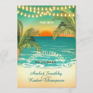 Invitation Mariage de plage