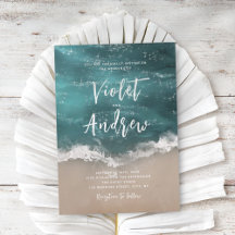 mariage de plage océanique Abstraite