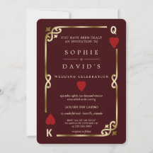 Mariage de poker au Deep Burgundy Casino Las Vegas