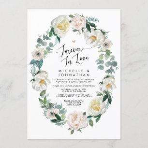Invitation Mariage de Printemps Parfait en Elopement