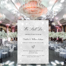 Invitation Mariage de renouvellement de voeux élégant de part