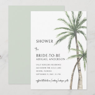 Invitation Mariage de Sage sous les Palmiers