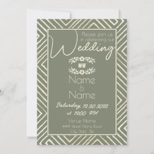 Invitation Mariage de sage trional africain