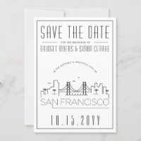 Mariage de San Francisco | Skyline Enregistrer la