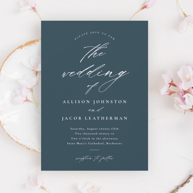 Invitation Mariage de script simple (Créateur téléchargé)