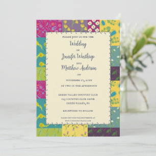 Invitation Mariage de style Boho Plante Maximaliste