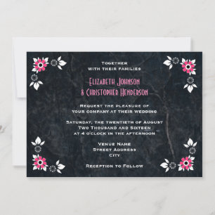 Invitation Mariage de style diner des années 50